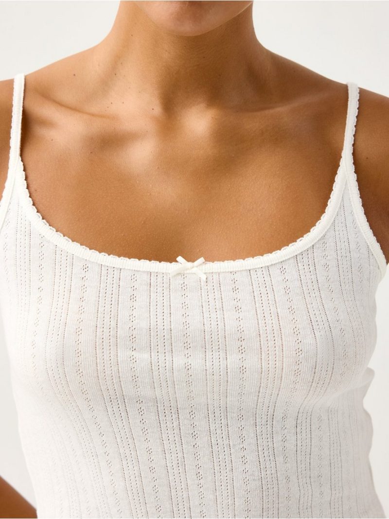 Pyjama top in pointelle - 3004226-878