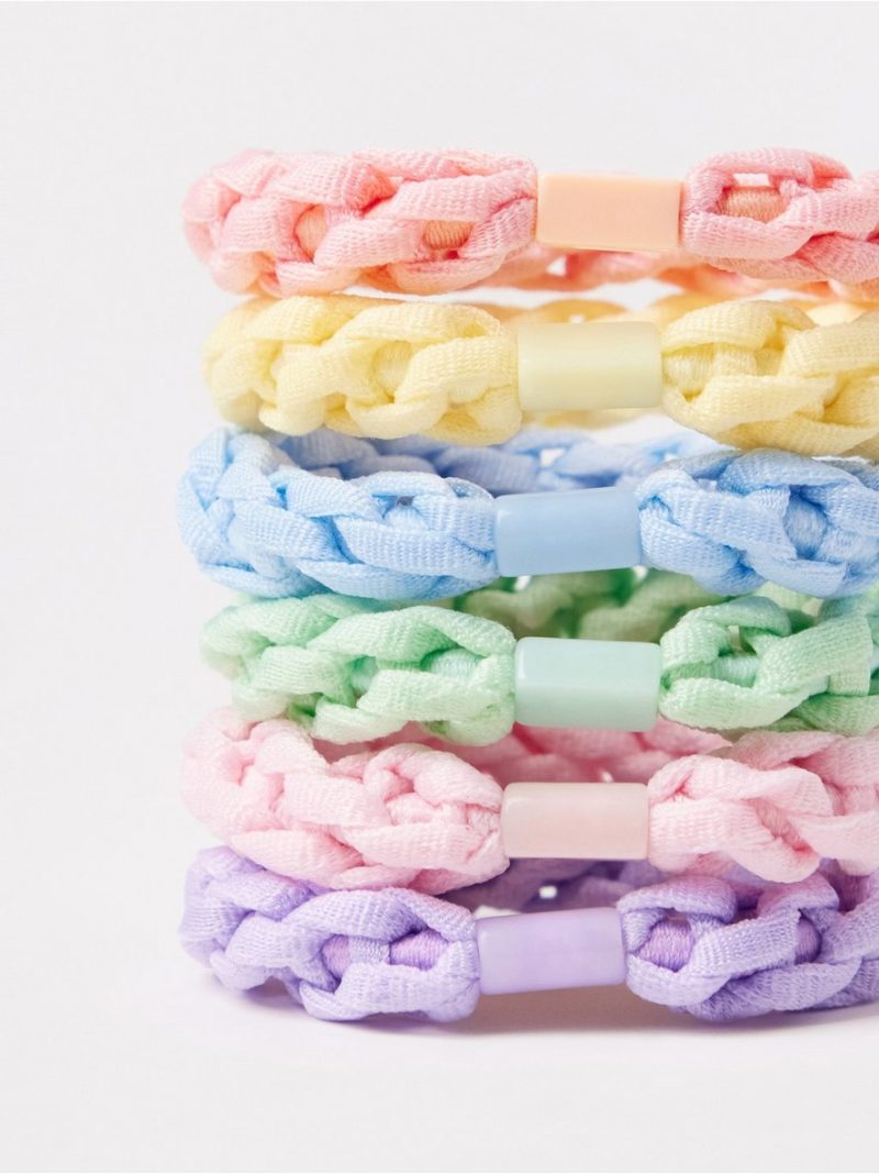 6-pack hair elastic - 3005980-6665