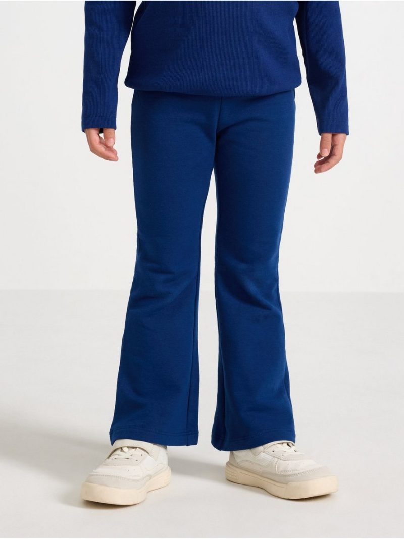 Flared leggings with brushed inside - 3006950-7339