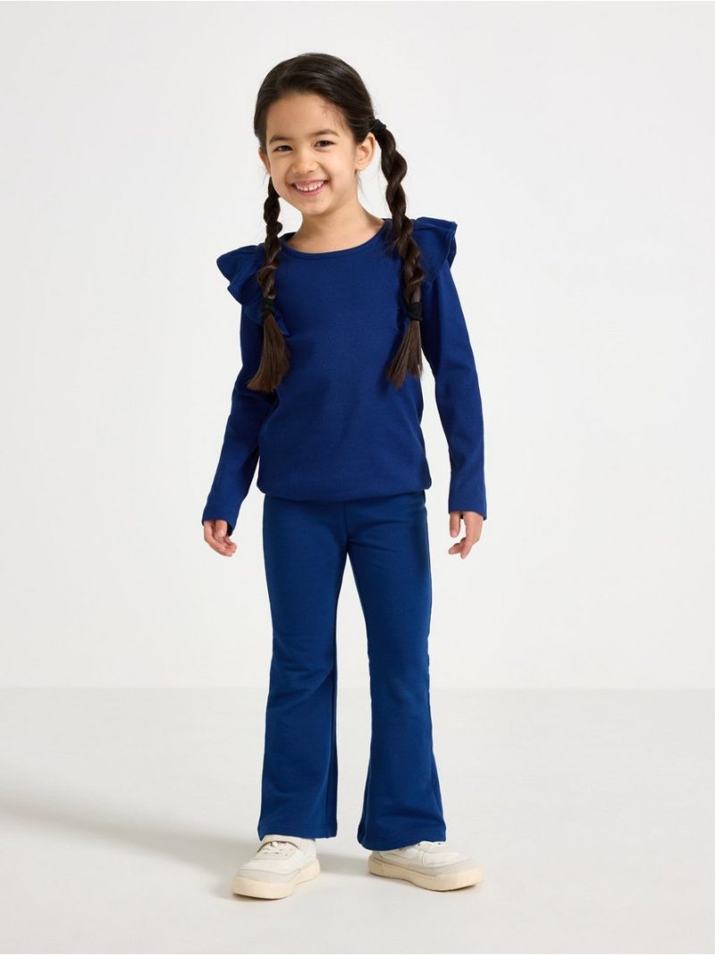 - Flared leggings with brushed inside Flared leggings with brushed inside - 3006950-7339