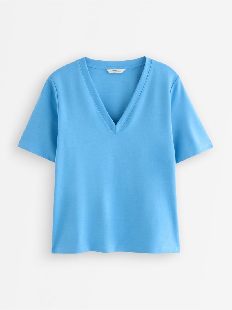 T-shirt with v-neck - 3008200-1378