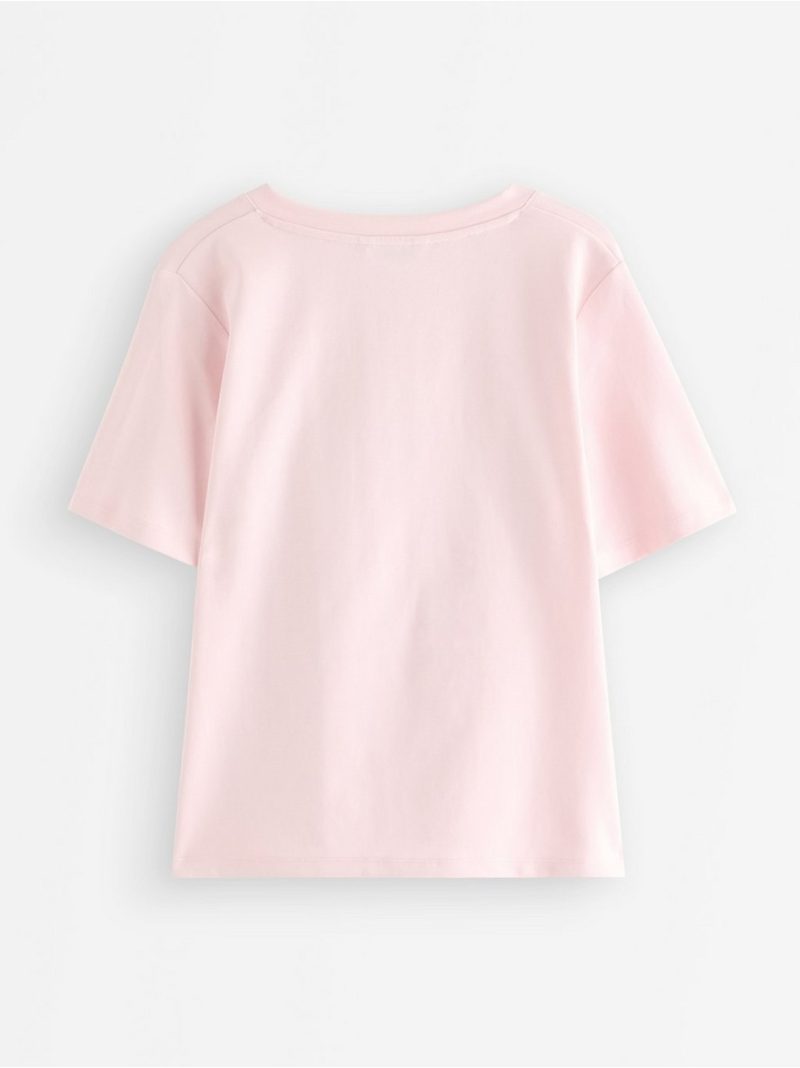 T-shirt with v-neck - 3008200-7561