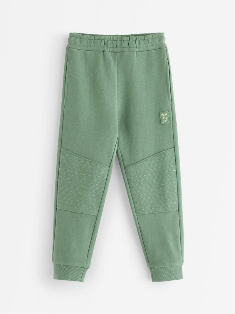 Joggers with reinforced knees - 3009222-7672