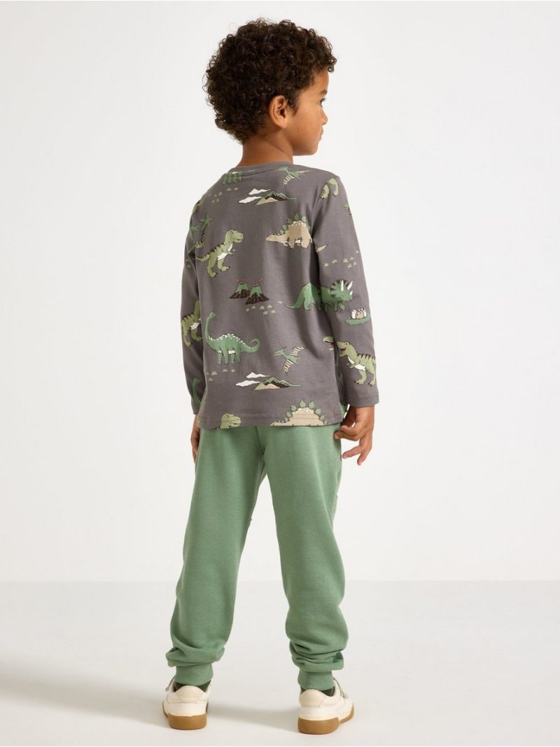 Joggers with reinforced knees - 3009222-7672