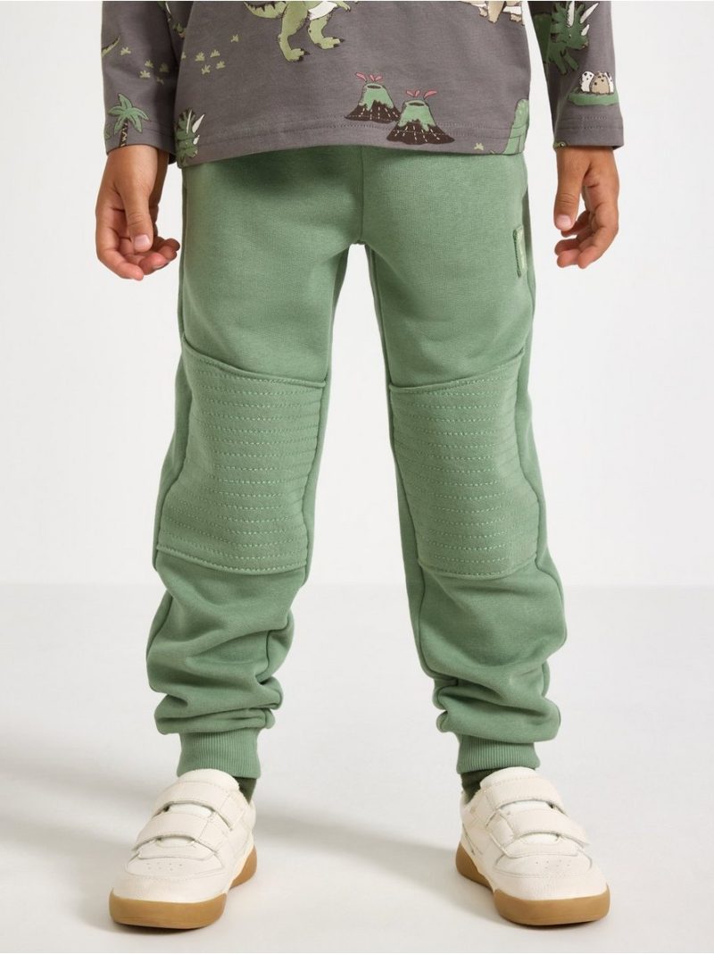 Joggers with reinforced knees - 3009222-7672