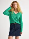 Fine-knit v-neck jumper - 3009339-8892