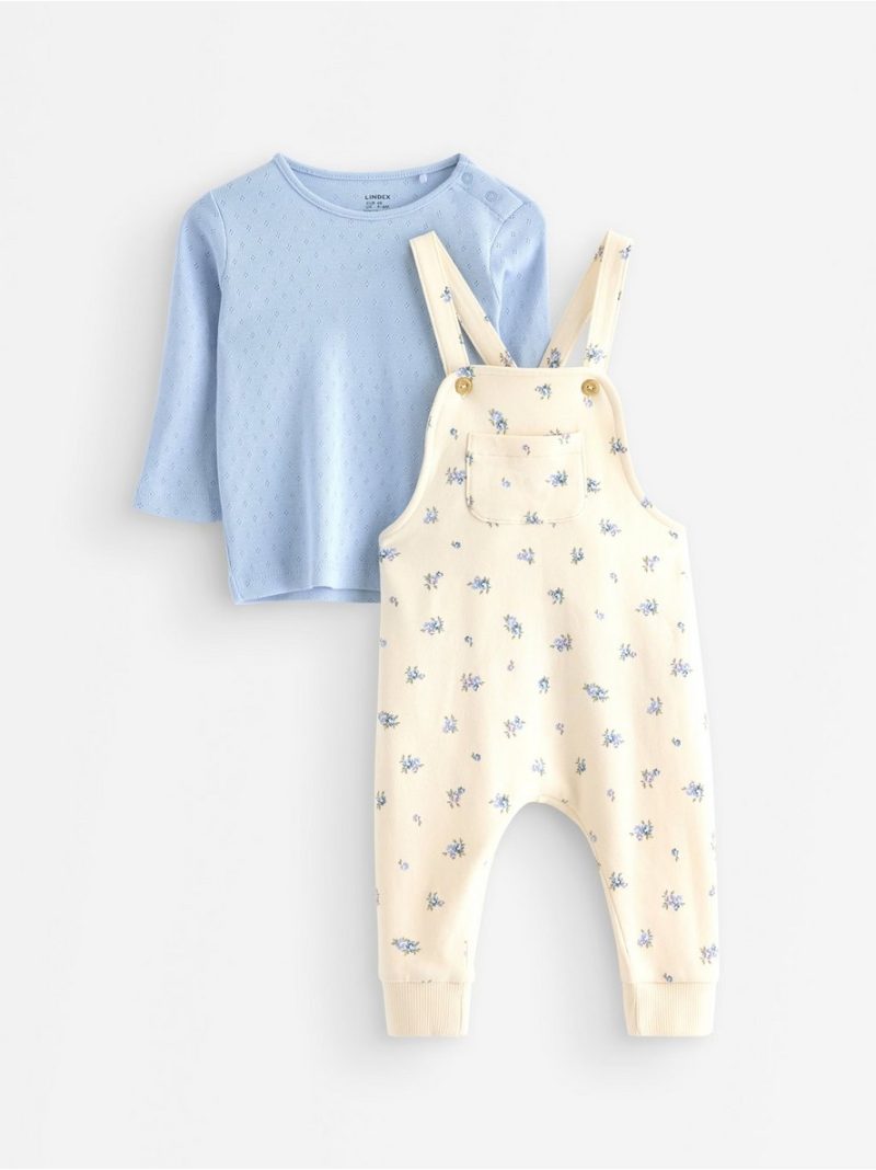 Set - top and dungarees - 3009744-7325