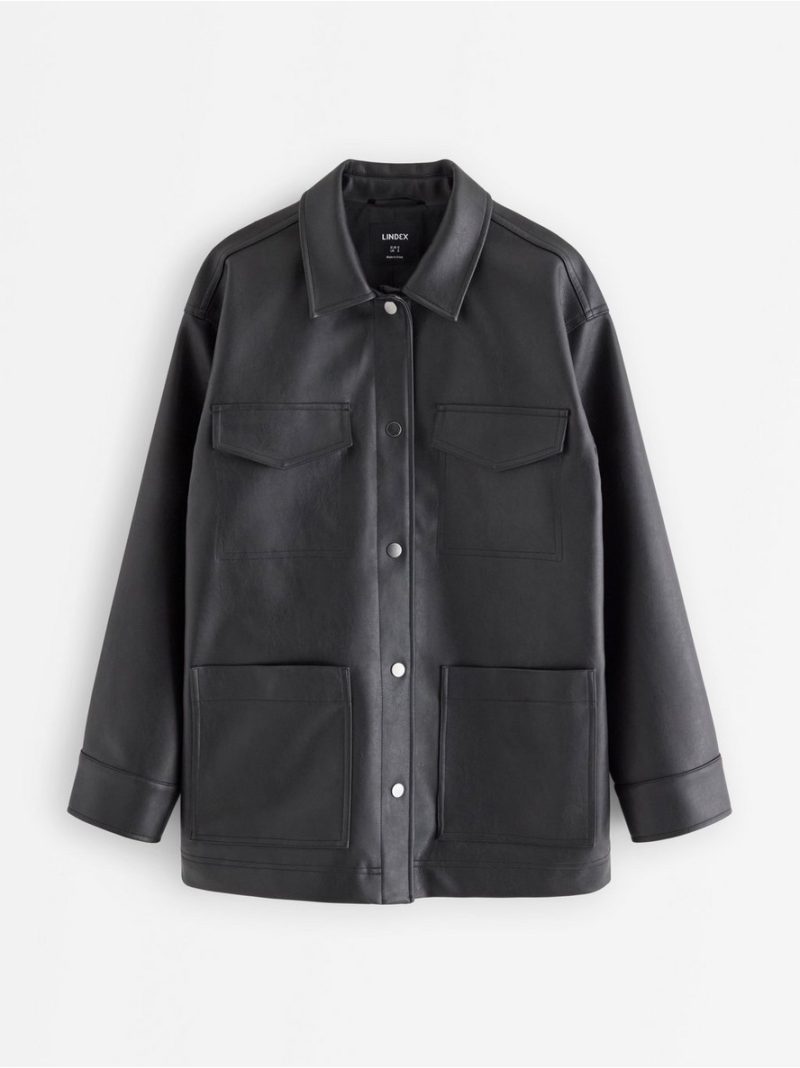 Jacket in imitation leather - 3009746-80