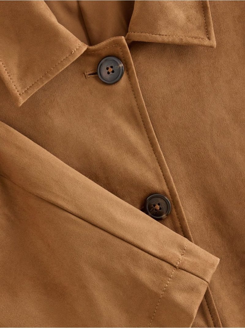 Jacket in imitation suede - 3009884-9618