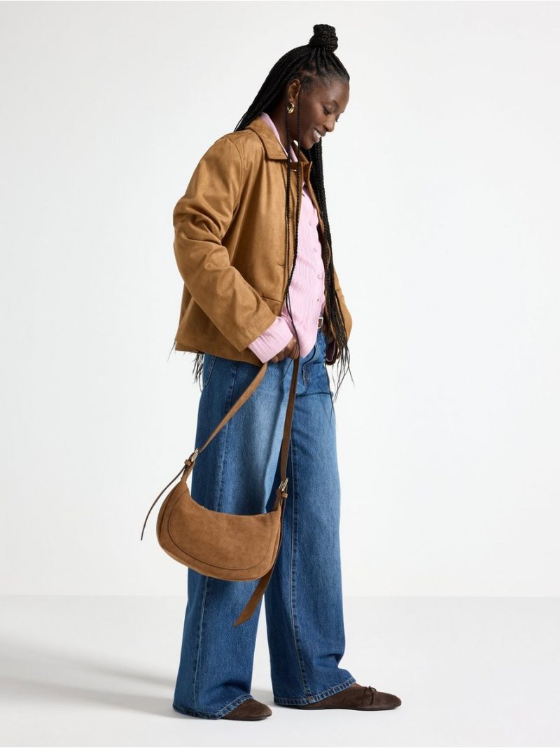 Jacket in imitation suede - 3009884-9618