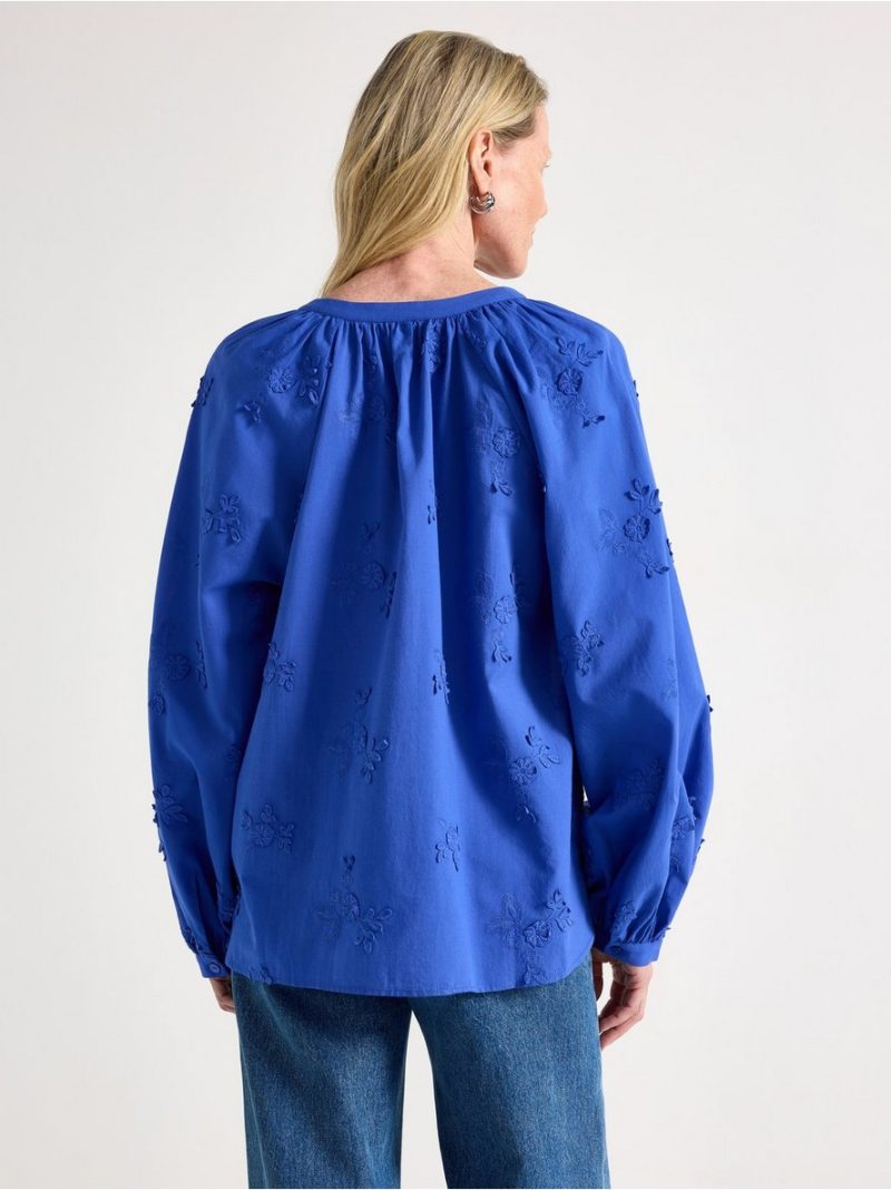 Embroidered blouse - 3009929-7343