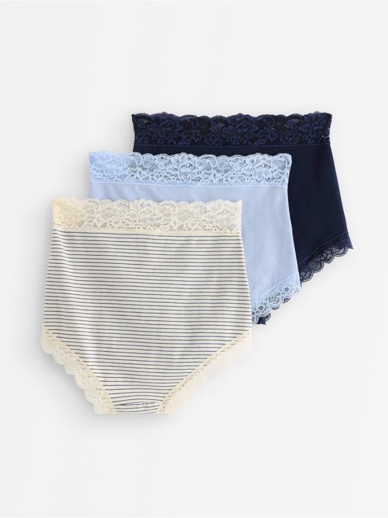 3-pack  briefs with high waist - 3009990-3675