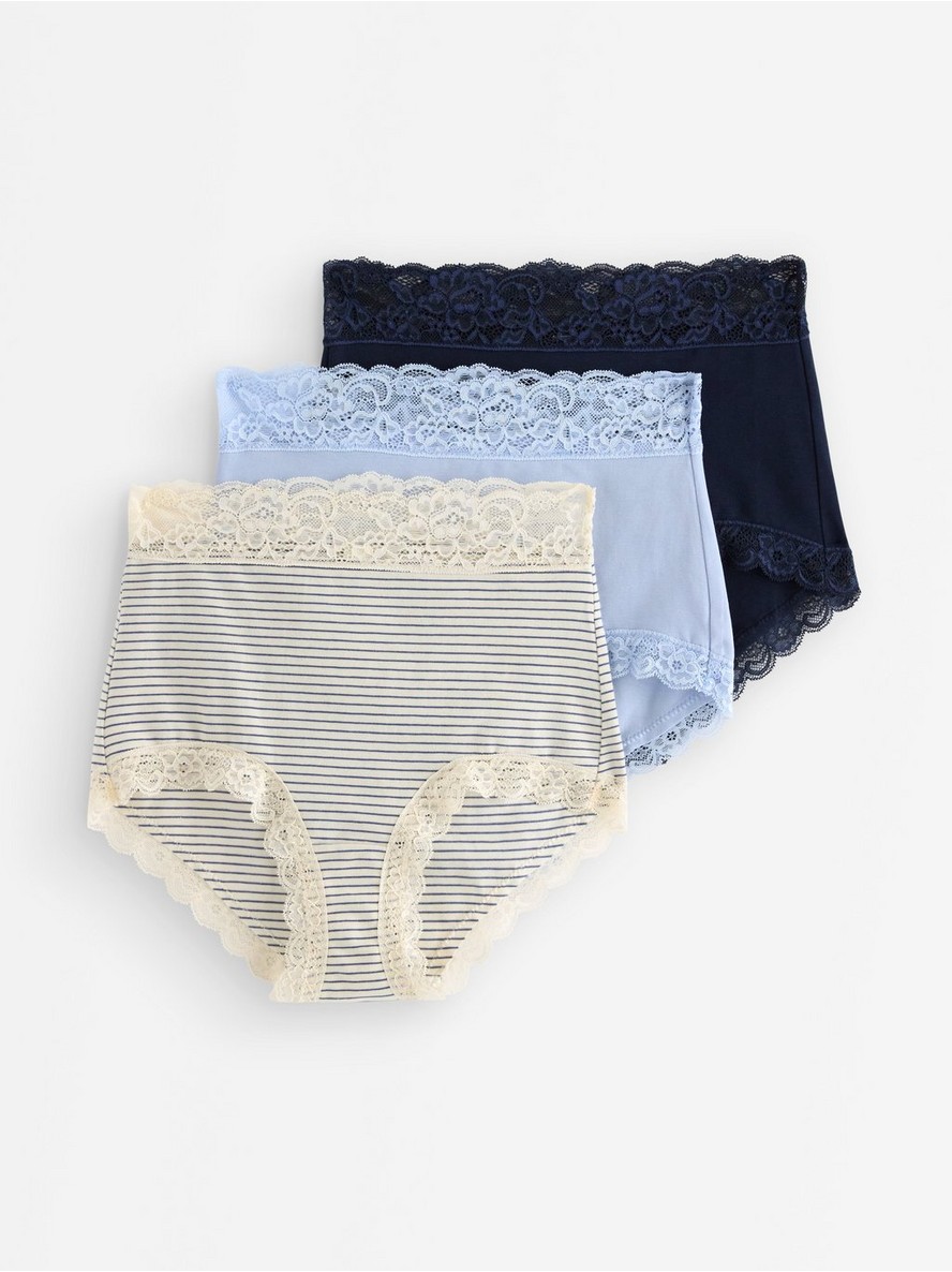 3-pack  briefs with high waist - 3009990-3675