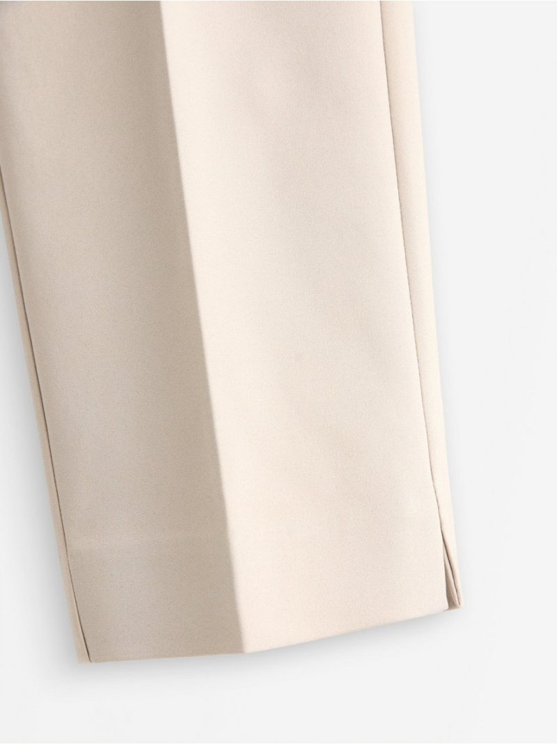 Slacks with mid waist - 3010062-4344