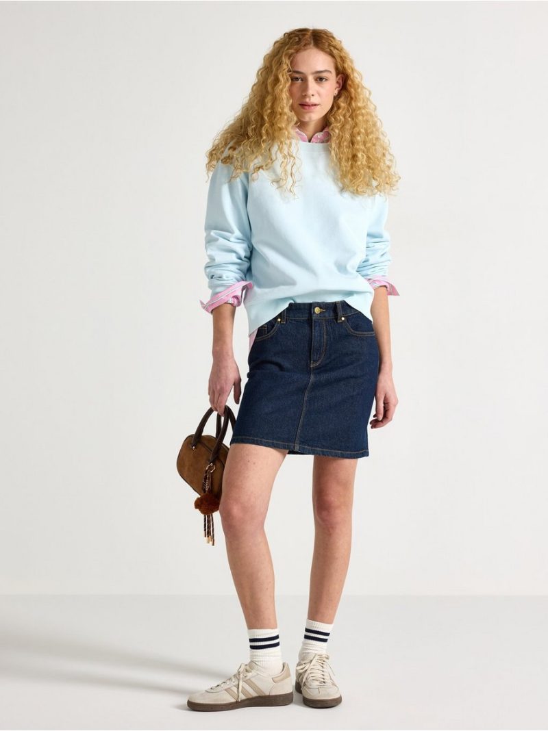 Mini denim skirt - 3010068-822