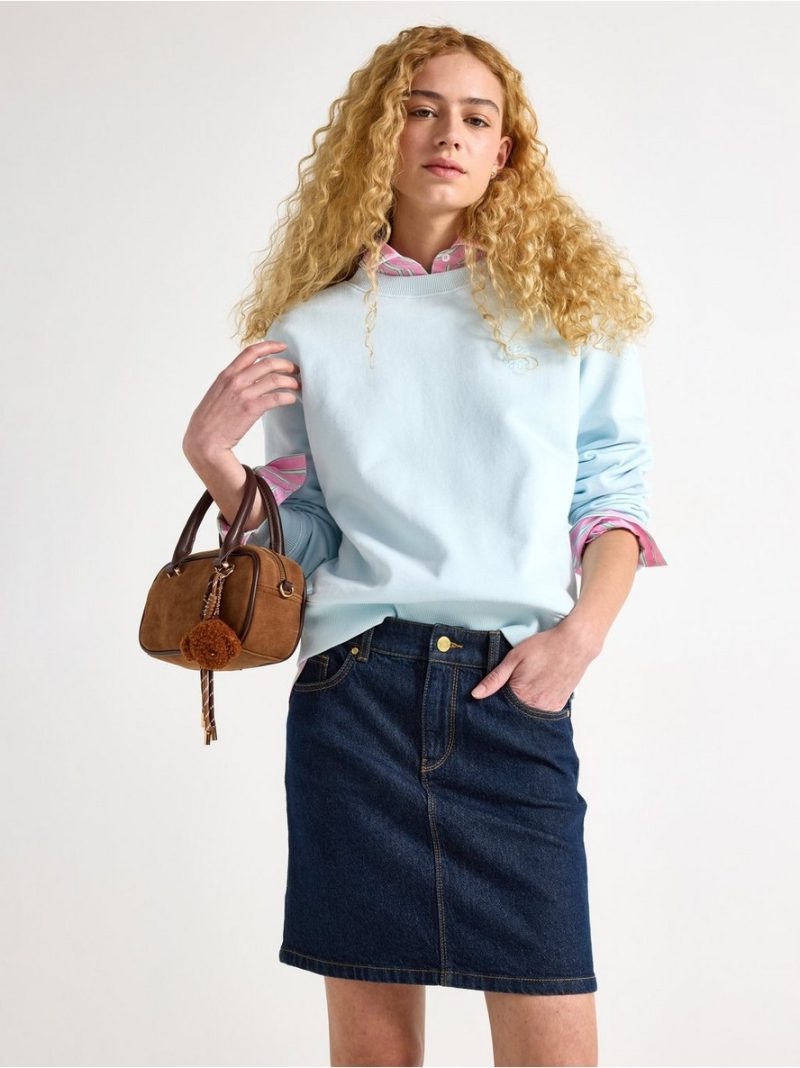 Mini denim skirt - 3010068-822