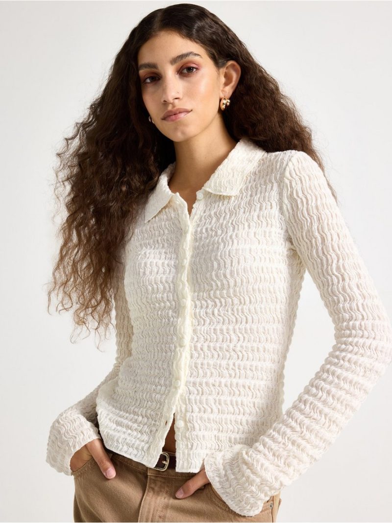 Textured shirt - 3010120-300