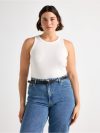 Ribbed tank top - 3010356-300