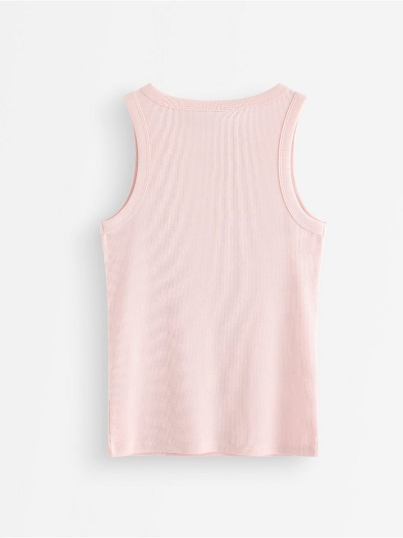 Ribbed tank top - 3010356-7561
