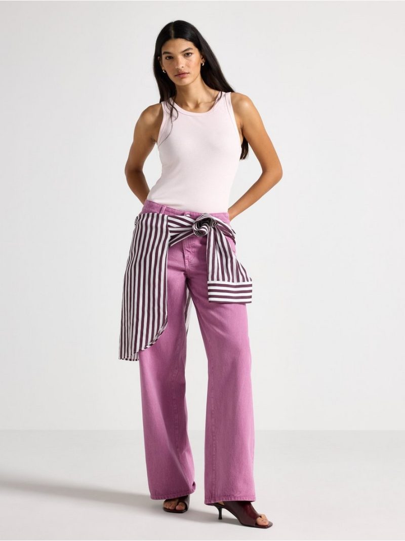 Ribbed tank top - 3010356-7561
