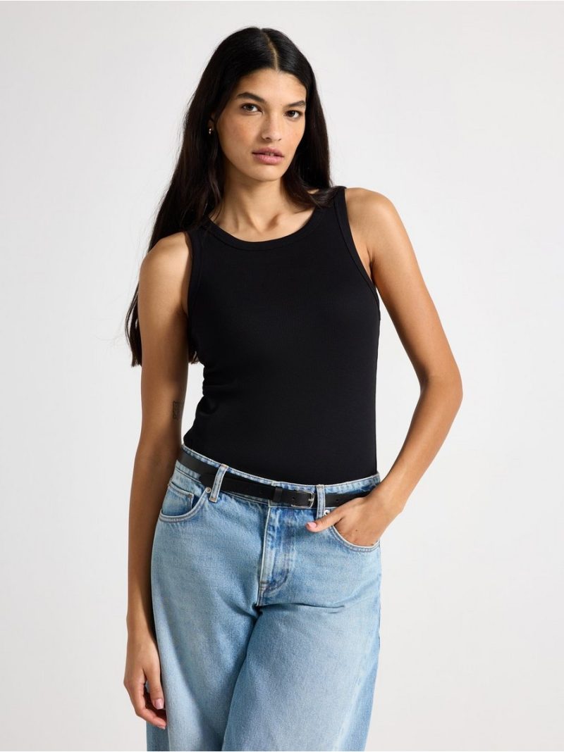 Ribbed tank top - 3010356-80