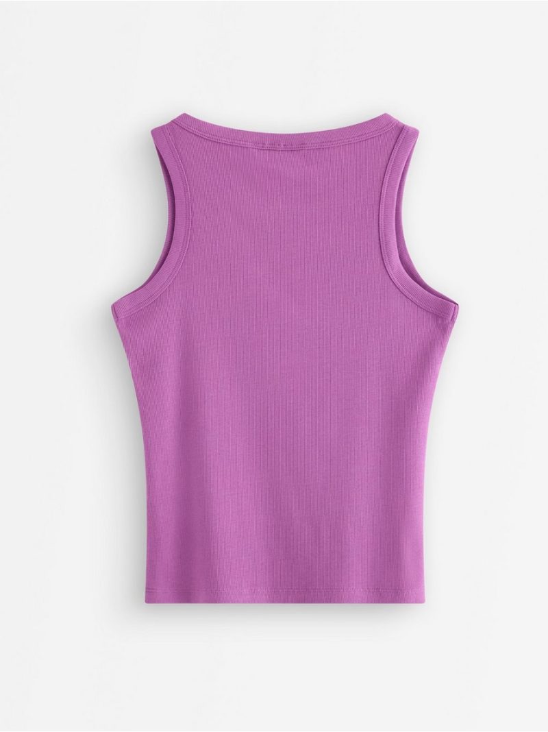Ribbed tank top - 3010356-9859