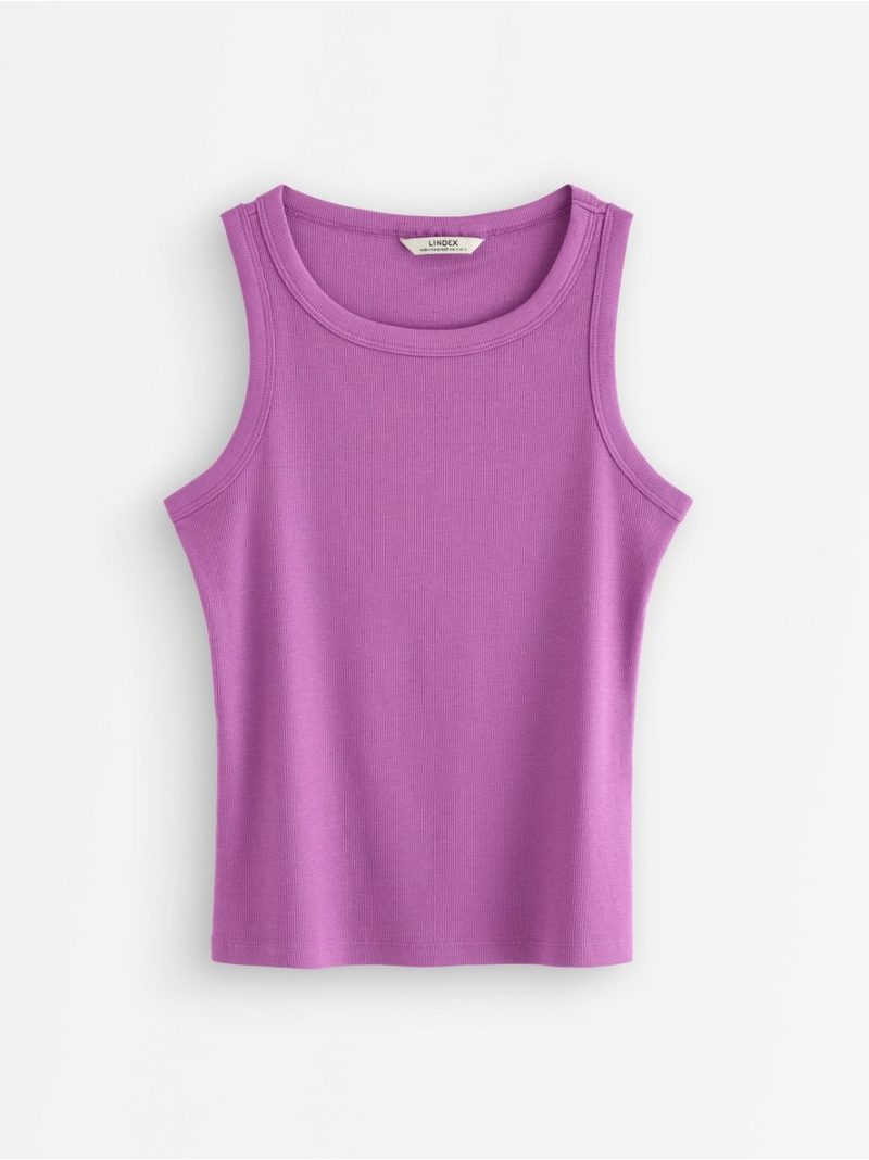 Ribbed tank top - 3010356-9859