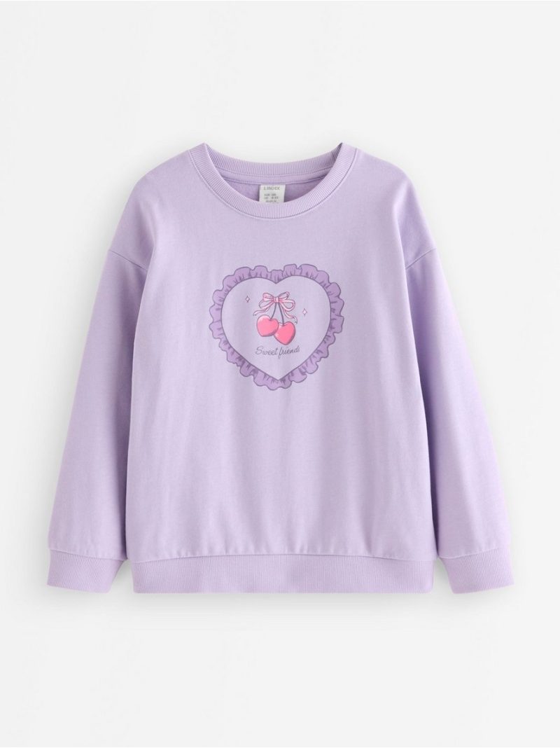 Sweatshirt with brushed inside - 3010513-4813