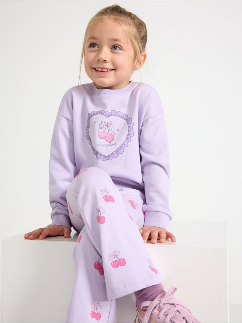Sweatshirt with brushed inside - 3010513-4813