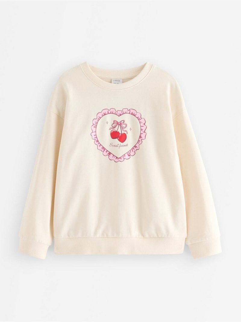 Sweatshirt with brushed inside - 3010513-6728