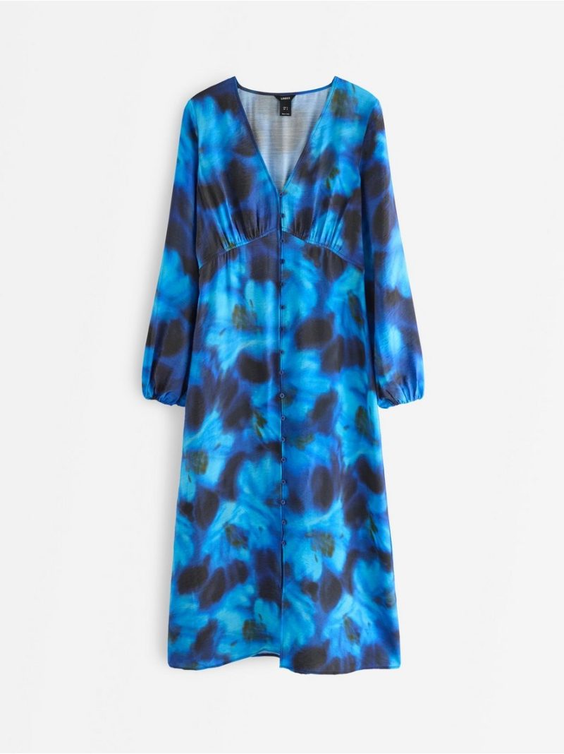 Patterned midi dress - 3010524-9614