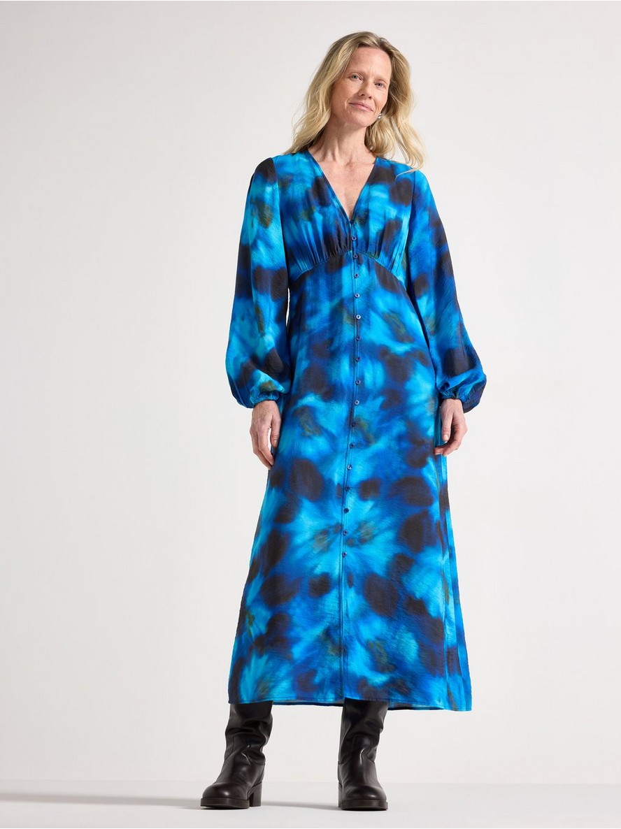 Patterned midi dress - 3010524-9614