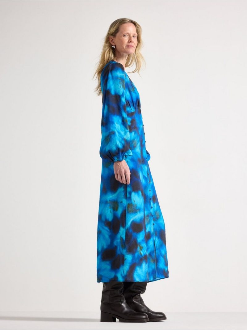 Patterned midi dress - 3010524-9614