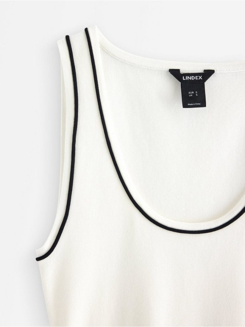 Fine-knit tank top - 3011092-300