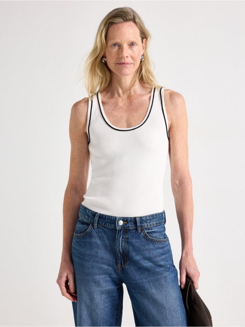 - Fine-knit tank top Fine-knit tank top - 3011092-300