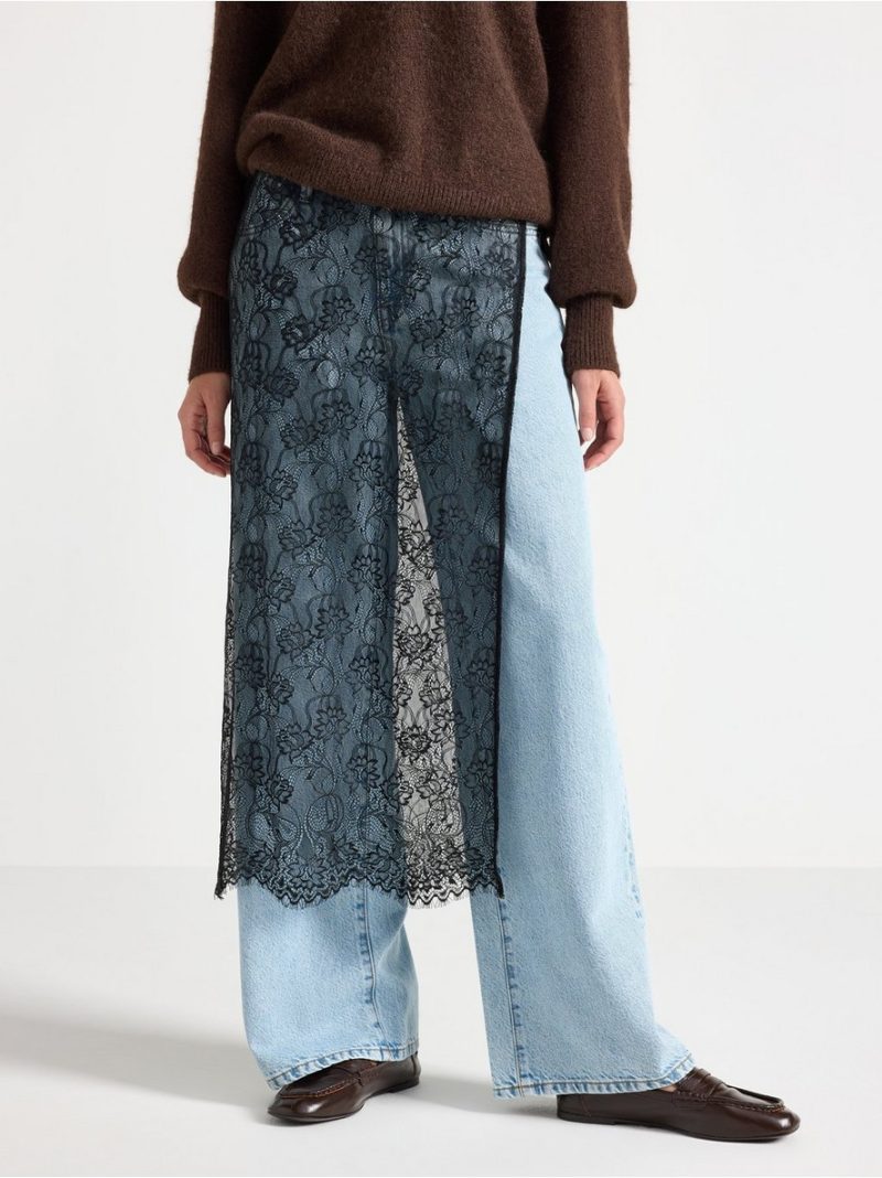 Skirt in lace - 3012121-80