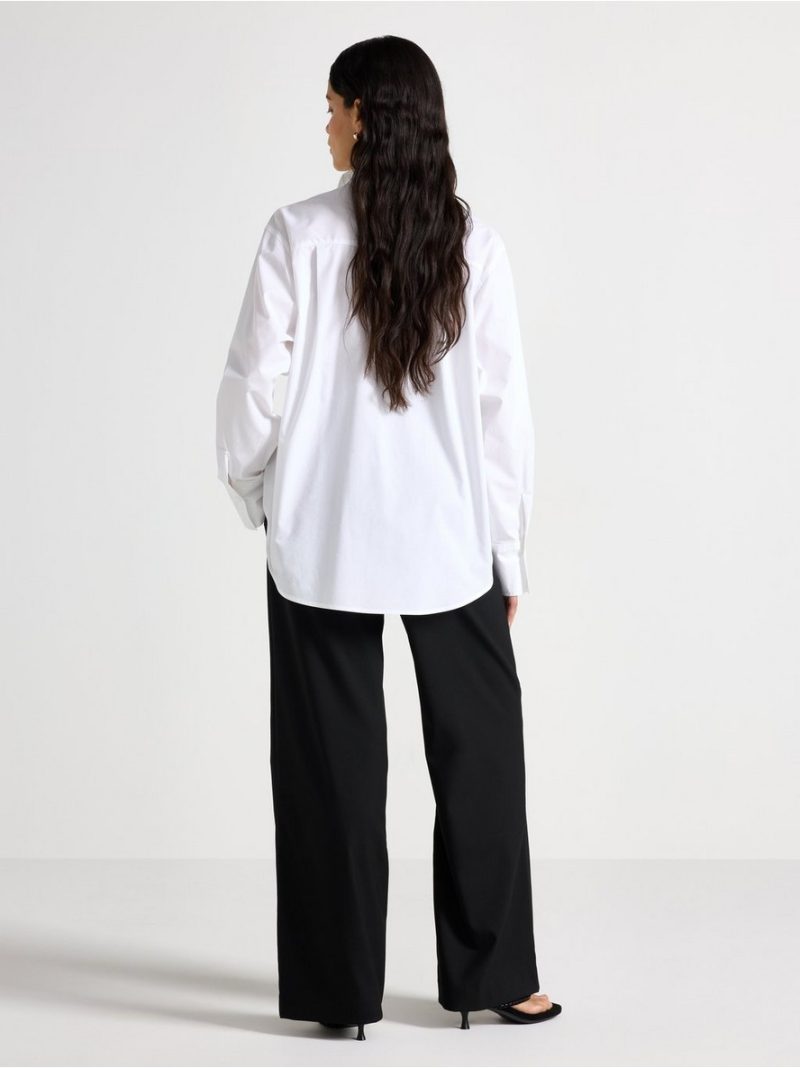 LYKKE wide trousers with shorter legs - 3002263-80