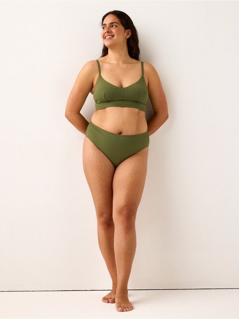 Bikini bottom with high waist - 3002848-8837