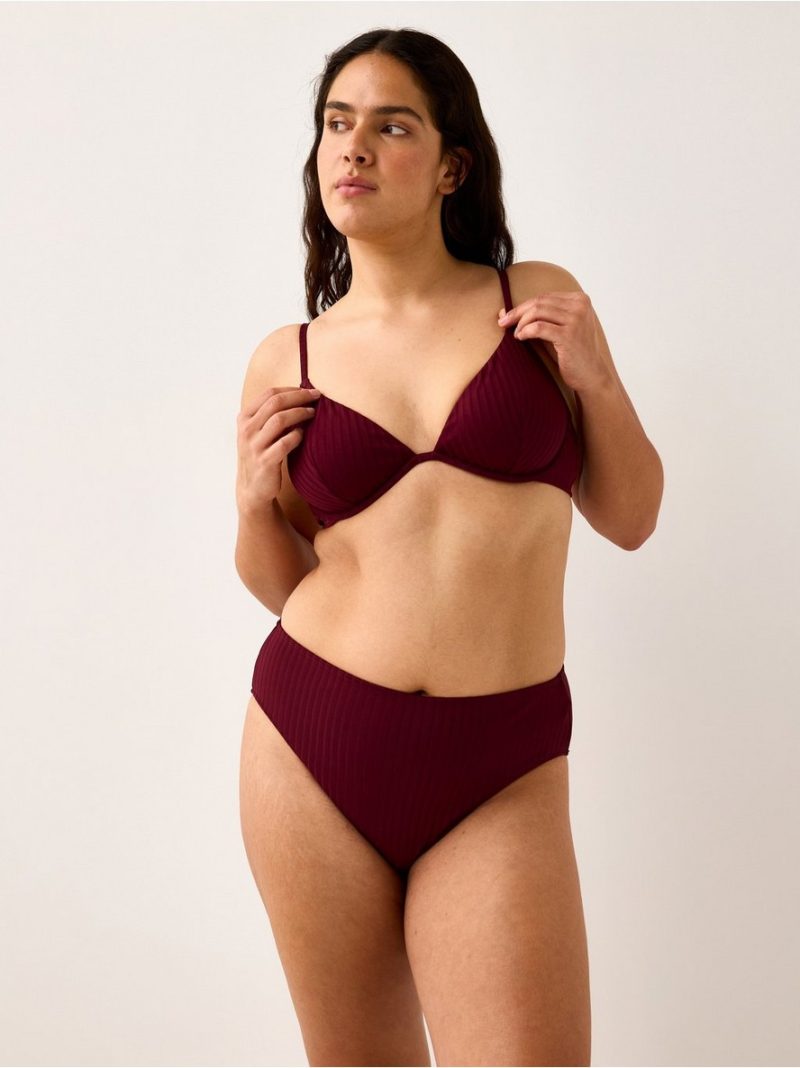 Bikini bottom with high waist - 3002848-9938