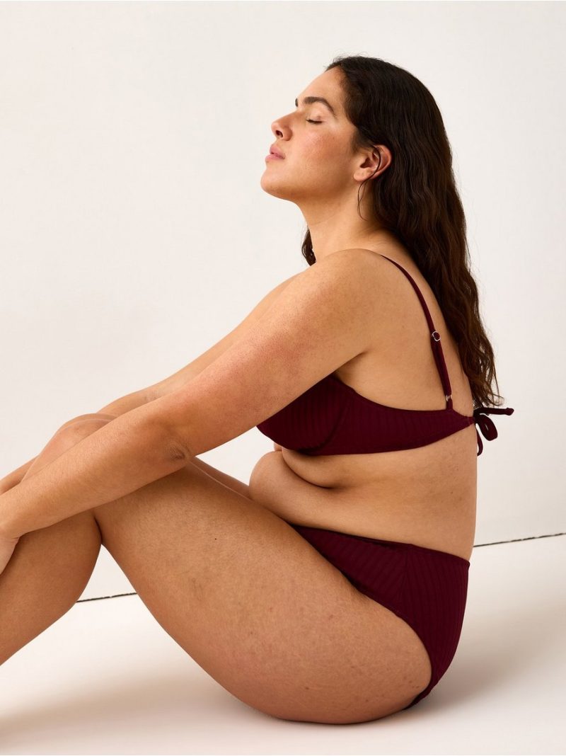Bikini bottom with high waist - 3002848-9938