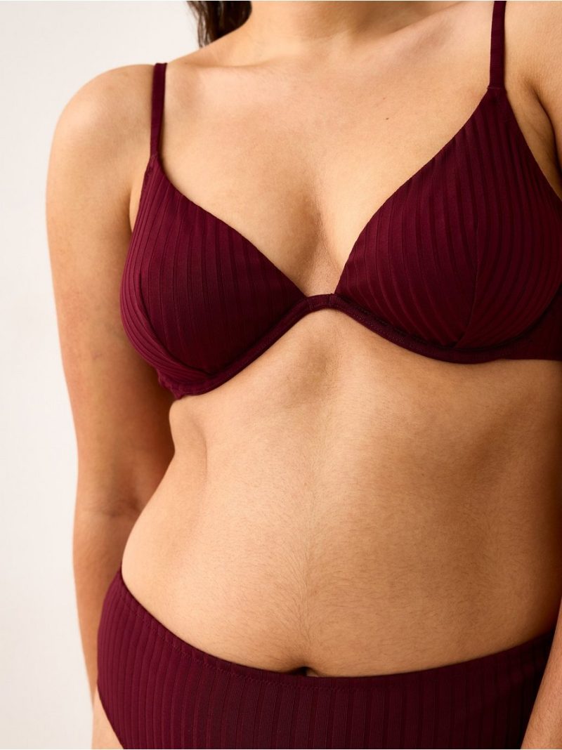 Unpadded bikini bra with underwire - 3004191-9938