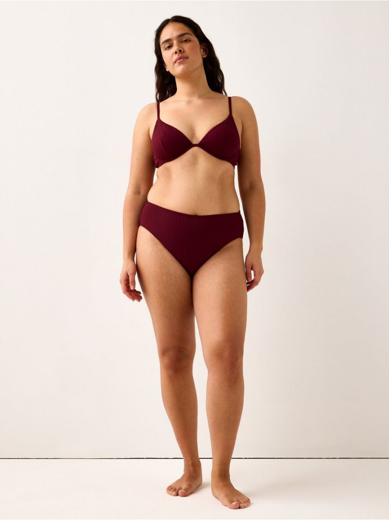 Unpadded bikini bra with underwire - 3004191-9938