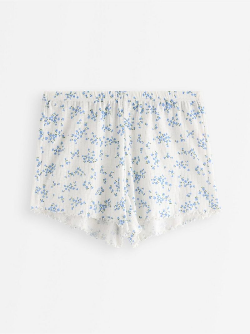 Pyjama shorts in pointelle - 3005277-9573