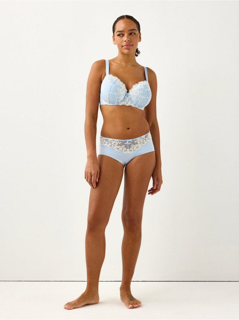 Vejde t-shirt bra with lace - 3005679-7325