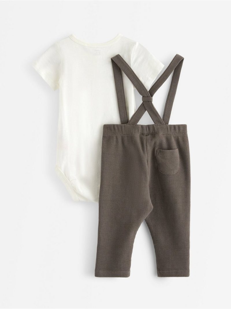 Set - bodysuit and dungarees - 3006713-8176