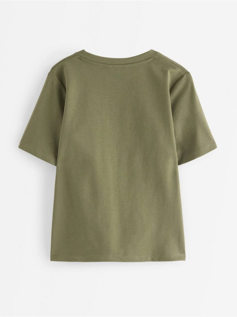 T-shirt with v-neck - 3008200-6745