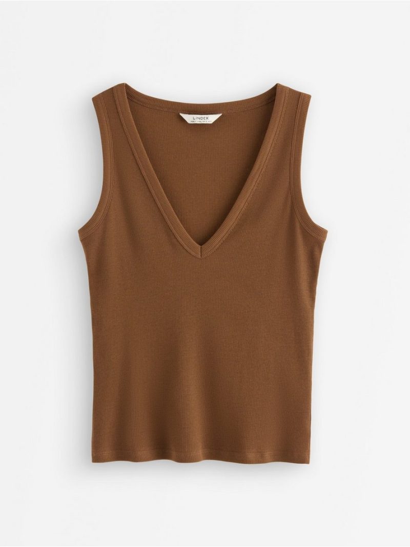 Ribbed tank top - 3008581-9531