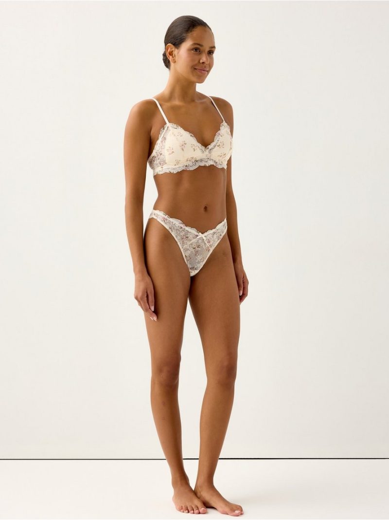 Bralette in lace - 3008615-4147