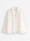Pyjama shirt in seersucker - 3008916-7618