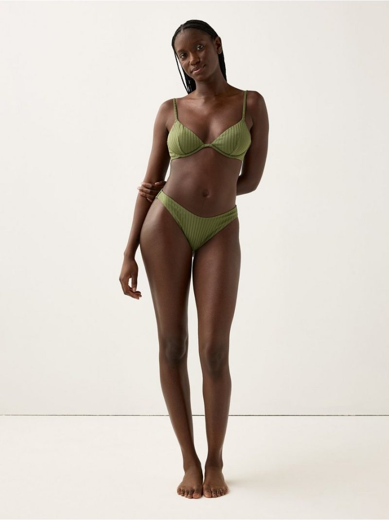 Ribbed bikini bottom - 3009177-8837